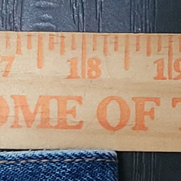 Vtg Levis 517 Jeans Mens 38x32 Actual Sz 36Wx30.5L Blue Bootcut Medium W… - Picture 9 of 13